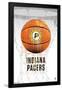 NBA Indiana Pacers - Drip Basketball 21-Trends International-Framed Poster