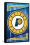 NBA Indiana Pacers - Logo 17-Trends International-Framed Stretched Canvas