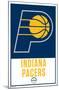 NBA Indiana Pacers - Logo 21-Trends International-Mounted Poster