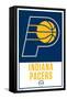 NBA Indiana Pacers - Logo 21-Trends International-Framed Stretched Canvas