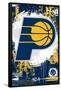 NBA Indiana Pacers - Maximalist Logo 23-Trends International-Framed Poster