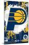 NBA Indiana Pacers - Maximalist Logo 23-Trends International-Mounted Poster