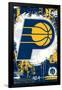 NBA Indiana Pacers - Maximalist Logo 23-Trends International-Framed Poster