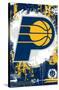 NBA Indiana Pacers - Maximalist Logo 23-Trends International-Stretched Canvas