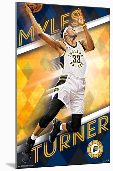 NBA Indiana Pacers - Myles Turner 17-Trends International-Mounted Poster