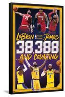 NBA League - LeBron James All-Time Scoring Leader-Trends International-Framed Poster