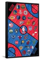 NBA League - Logos 22-Trends International-Framed Poster