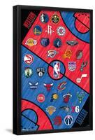 NBA League - Logos 22-Trends International-Framed Poster