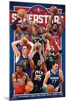 NBA League - Superstars 23-Trends International-Mounted Poster