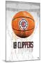 NBA Los Angeles Clippers - Drip Basketball 21-Trends International-Mounted Poster