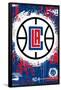 NBA Los Angeles Clippers - Maximalist Logo 23-Trends International-Framed Poster