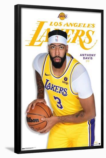 NBA Los Angeles Lakers - Anthony Davis Feature Series 23-Trends International-Framed Poster