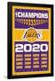 NBA Los Angeles Lakers - Champions 20-Trends International-Framed Poster