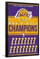 NBA Los Angeles Lakers - Champions 23-Trends International-Framed Poster