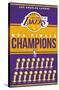 NBA Los Angeles Lakers - Champions 23-Trends International-Stretched Canvas