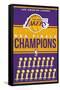 NBA Los Angeles Lakers - Champions 23-Trends International-Framed Stretched Canvas