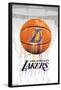 NBA Los Angeles Lakers - Drip Ball 20-Trends International-Framed Poster