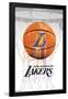 NBA Los Angeles Lakers - Drip Ball 20-Trends International-Framed Poster