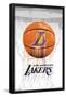 NBA Los Angeles Lakers - Drip Ball 20-Trends International-Framed Poster