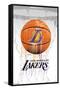 NBA Los Angeles Lakers - Drip Ball 20-Trends International-Framed Stretched Canvas