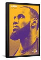 NBA Los Angeles Lakers - Lebron James 18-Trends International-Framed Poster