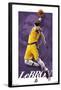 NBA Los Angeles Lakers - LeBron James 21-Trends International-Framed Poster