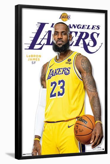 NBA Los Angeles Lakers - LeBron James Feature Series 23-Trends International-Framed Poster