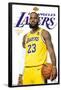 NBA Los Angeles Lakers - LeBron James Feature Series 23-Trends International-Framed Poster