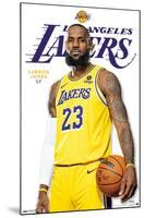 NBA Los Angeles Lakers - LeBron James Feature Series 23-Trends International-Mounted Poster