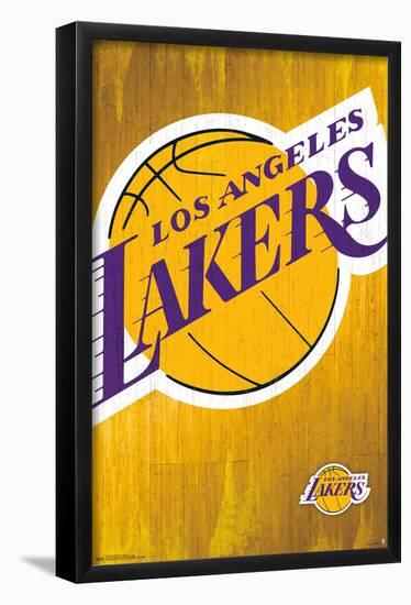 NBA Los Angeles Lakers - Logo 13-Trends International-Framed Poster