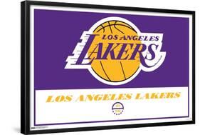 NBA Los Angeles Lakers - Logo 21-Trends International-Framed Poster