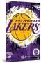 NBA Los Angeles Lakers - Maximalist Logo 23-Trends International-Mounted Poster
