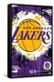 NBA Los Angeles Lakers - Maximalist Logo 23-Trends International-Framed Stretched Canvas