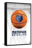 NBA Memphis Grizzlies - Drip Basketball 21-Trends International-Framed Stretched Canvas