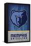 NBA Memphis Grizzlies - Logo 18-Trends International-Framed Stretched Canvas