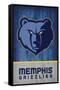 NBA Memphis Grizzlies - Logo 18-Trends International-Framed Stretched Canvas
