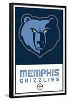 NBA Memphis Grizzlies - Logo 21-Trends International-Framed Poster