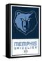 NBA Memphis Grizzlies - Logo 21-Trends International-Framed Stretched Canvas