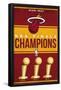 NBA Miami Heat - Champions 23-Trends International-Framed Poster