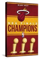 NBA Miami Heat - Champions 23-Trends International-Stretched Canvas