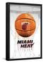 NBA Miami Heat - Drip Basketball 21-Trends International-Framed Poster