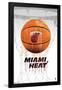 NBA Miami Heat - Drip Basketball 21-Trends International-Framed Poster