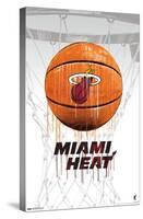 NBA Miami Heat - Drip Basketball 21-Trends International-Stretched Canvas