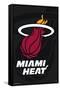 NBA Miami Heat - Logo 14-Trends International-Framed Stretched Canvas