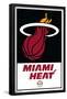 NBA Miami Heat - Logo 21-Trends International-Framed Poster