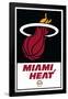 NBA Miami Heat - Logo 21-Trends International-Framed Poster