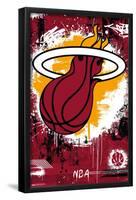 NBA Miami Heat - Maximalist Logo 23-Trends International-Framed Poster