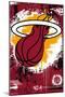 NBA Miami Heat - Maximalist Logo 23-Trends International-Mounted Poster