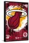 NBA Miami Heat - Maximalist Logo 23-Trends International-Framed Poster