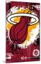 NBA Miami Heat - Maximalist Logo 23-Trends International-Mounted Poster